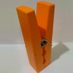 GIANT Orange Clothes Pin