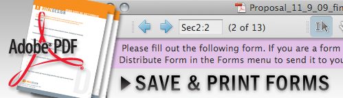 Save an Adobe PDF