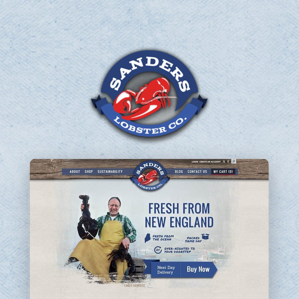 Sanders Lobster Company site Vital Design