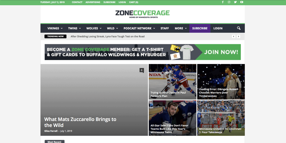 Zone Coverage old page