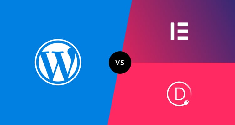 Gutenberg vs. Elementor, Divi