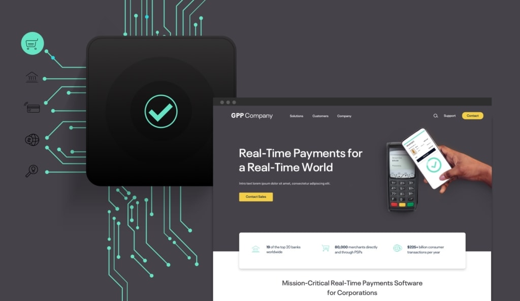 Global Payment Processing Company | PPC Strategy 2 ACI CaseStudy Website Dark