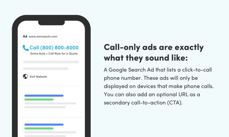 Ad Calling Models 23 Types of Google Ads: Specs, Examples, Benefits, & More
