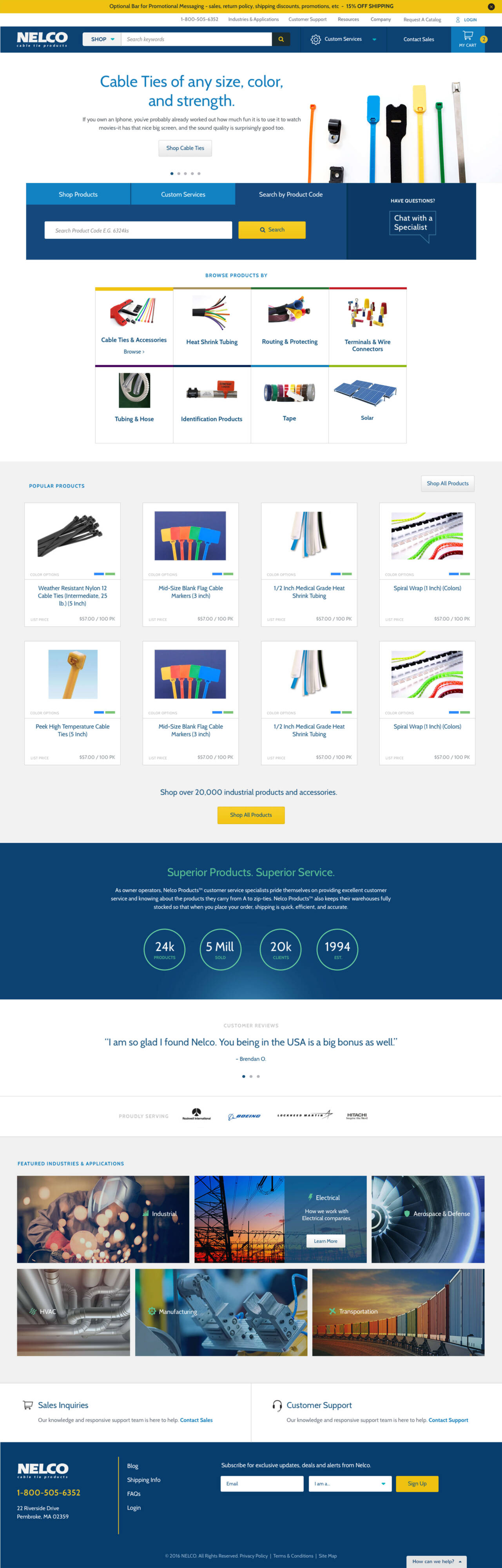 Nelco Cable Tie Products | Website 1 Nelco HP scaled