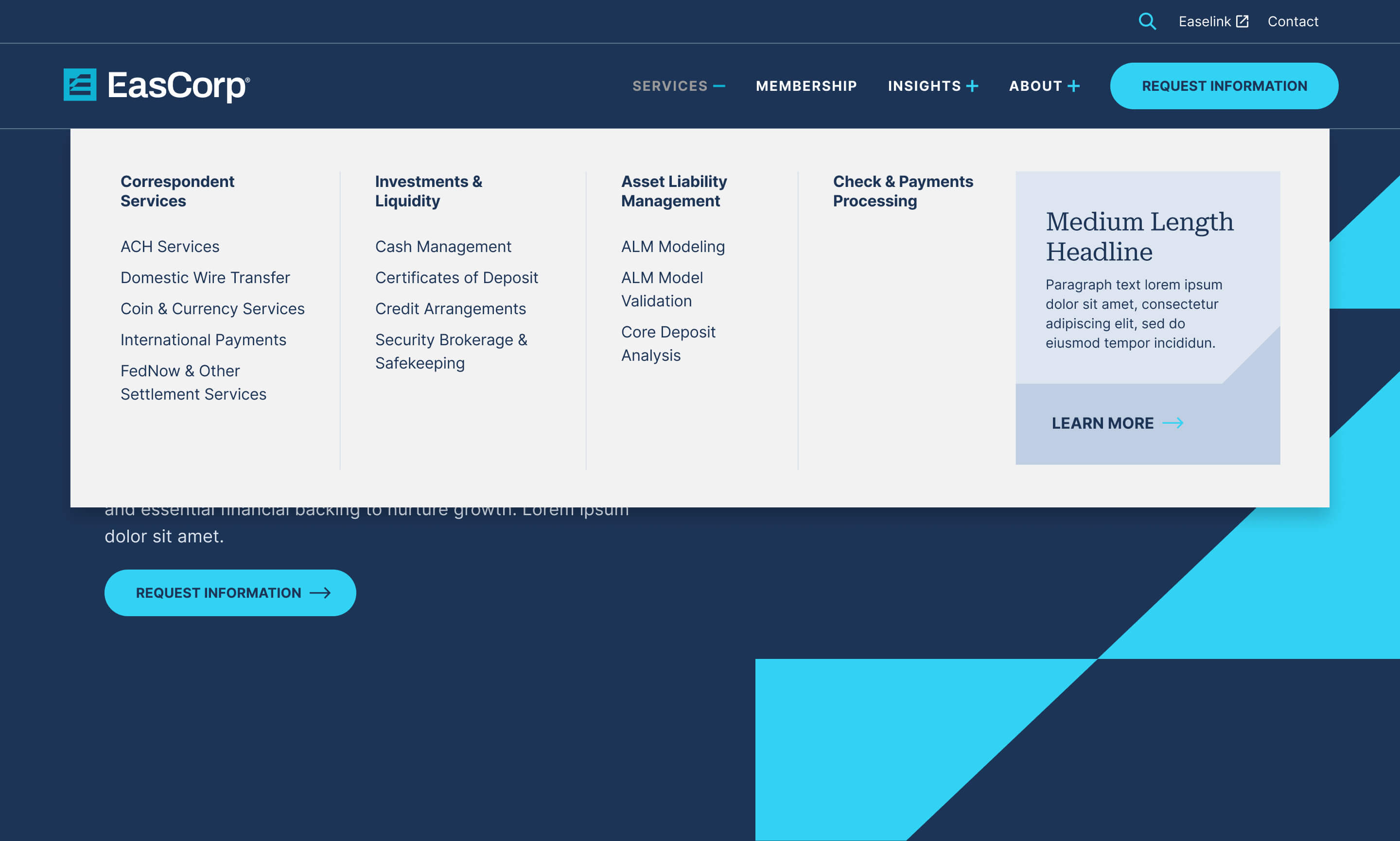 EasCorp Dropdown