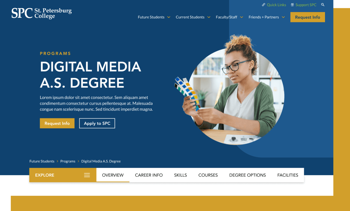 Spc Program St. Petersburg College | PPC Strategy | Vital Design