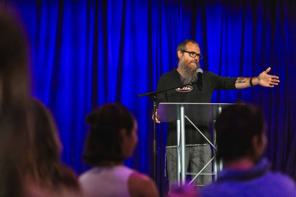 Dave-speaking-at-the-state-of-the-company