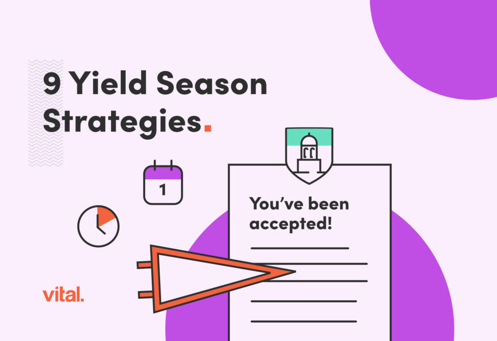 graphic with the words, 9 Yield Season Strategies