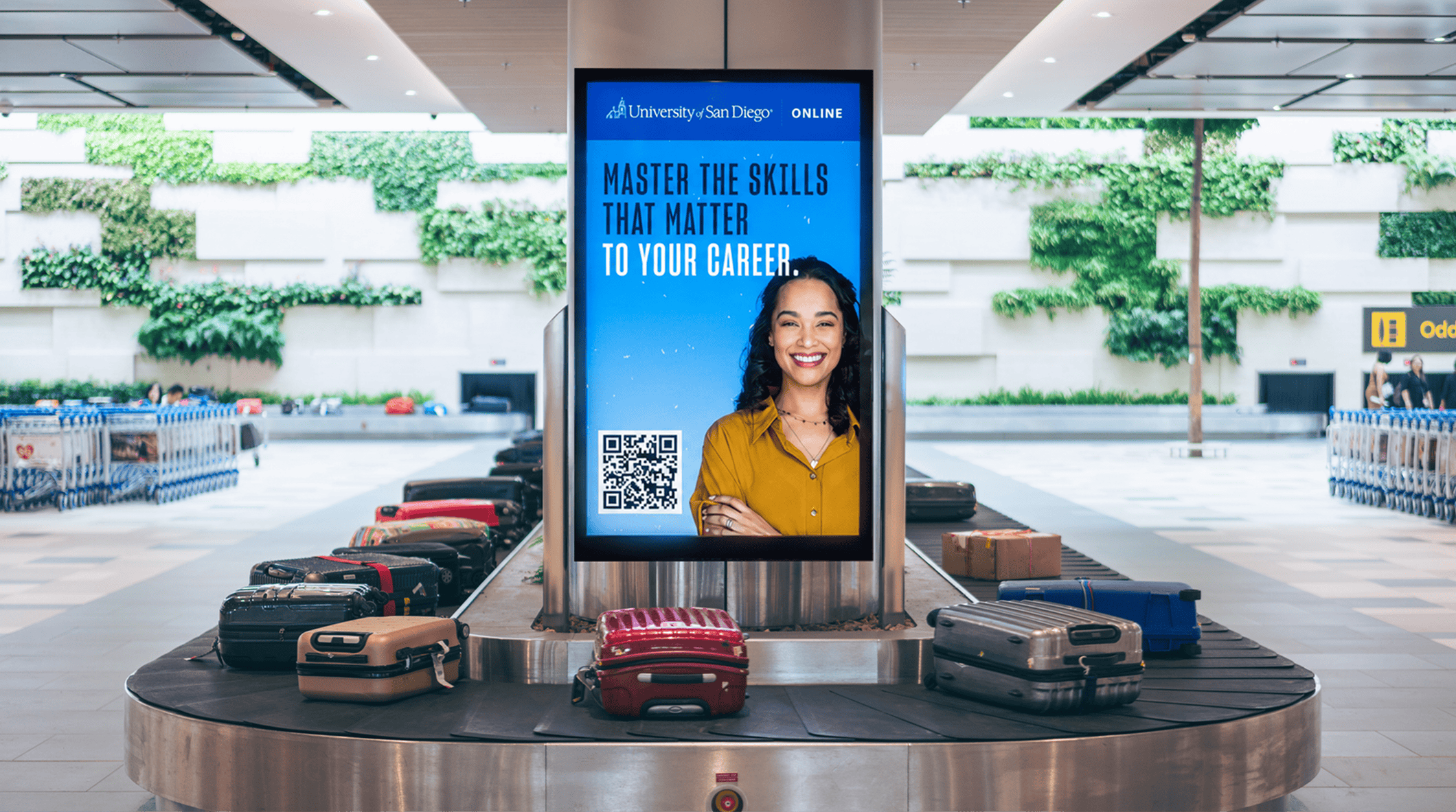USD Online Degrees Brand Campaign Case Study 7 Air port ad 2