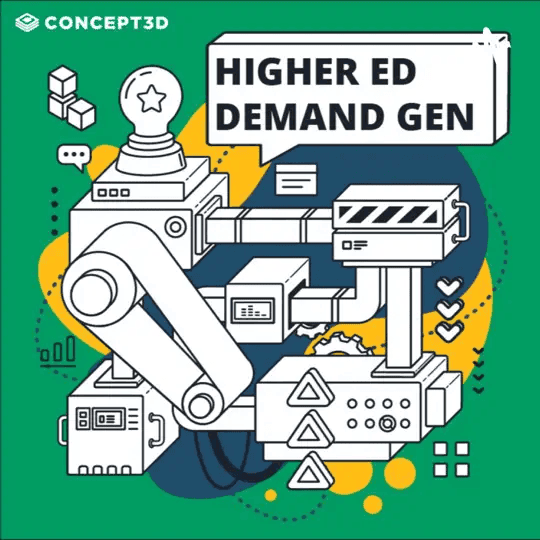 Higher Ed Demand Gen podcast cover