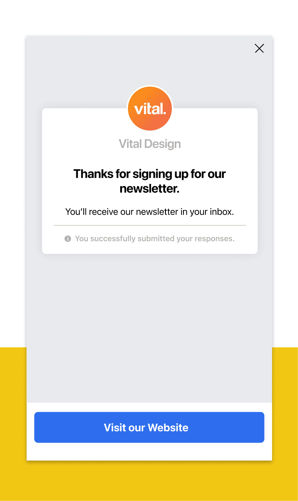 Vital | Paid Social Advertising 3 thanks